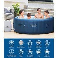Bestway Inflatable Spa Pool Massage Hot Tub Lay-Z Bath Pools Smart App Control Summer Sale Kings Warehouse 