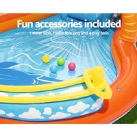 Bestway Kids Pool 265x265x104cm Inflatable Above Ground Swimming Play Pools 208L Home & Garden Kings Warehouse 