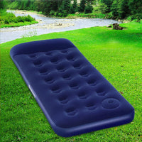 Bestway Single Size Inflatable Air Mattress - Navy Outdoor Adventures Kings Warehouse 