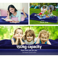 Bestway Single Size Inflatable Air Mattress - Navy Outdoor Adventures Kings Warehouse 