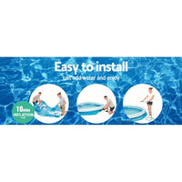 Bestway Swimming Pool Above Ground Kids Fast Set Pools with Filter Pump 3M Wet and Wild Kings Warehouse 