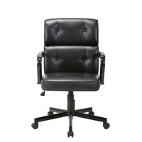 Beverly Home Office Chair In Black PU Kings Warehouse 