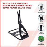 Bicycle Floor Stand Bike Display Rack Storage Holder Repair Powder Coated Steel Kings Warehouse 