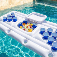 Big PVC Inflatable Beer Pong Raft Floating Pool Party Pong Game Table Lounge Toy Gift & Novelty Kings Warehouse 