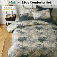 Big Sleep 3 Piece Matteo Comforter Set Queen Home & Garden Kings Warehouse 