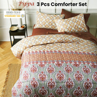 Big Sleep 3 Piece Pippa Comforter Set Queen Home & Garden Kings Warehouse 