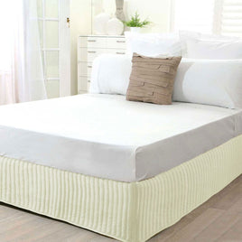 Big Sleep Cream Polyester Quilted Valance Double Home & Garden Kings Warehouse 