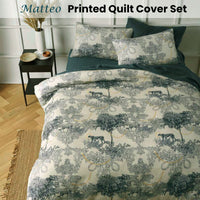Big Sleep Matteo Printed Quilt Cover Set King Home & Garden Kings Warehouse 