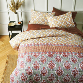 Big Sleep Pippa Printed Quilt Cover Set Queen Home & Garden Kings Warehouse 