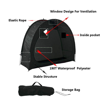 Bike Cover Storage Tent Durable Waterproof Anti-Dust Foldable Outdoor Tools Storage Shed Kings Warehouse 