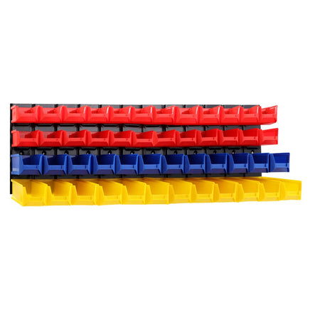 Bin Wall 48 Storage Bin Rack Wall Mounted Tools Steel Board Work Garage Summer Sale Kings Warehouse 