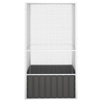 Bird Cage Anthracite 111x107x211.5 cm Galvanised Steel Kings Warehouse 