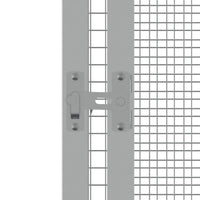 Bird Cage Grey 111x107x211.5 cm Galvanised Steel Kings Warehouse 