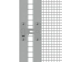 Bird Cage Grey 213.5x217.5x211.5 cm Galvanised Steel Kings Warehouse 