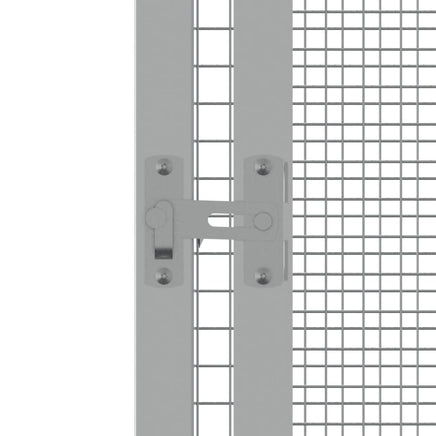Bird Cage Grey 213.5x217.5x211.5 cm Galvanised Steel Kings Warehouse 