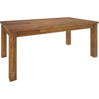 Birdsville Dining Table 190cm Solid Mt Ash Wood Home Dinner Furniture - Brown dining Kings Warehouse 