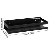 Black Bathroom Shower Shelf Kitchen Rack Storage Shelves Shampoo Holder Organizer Kings Warehouse 