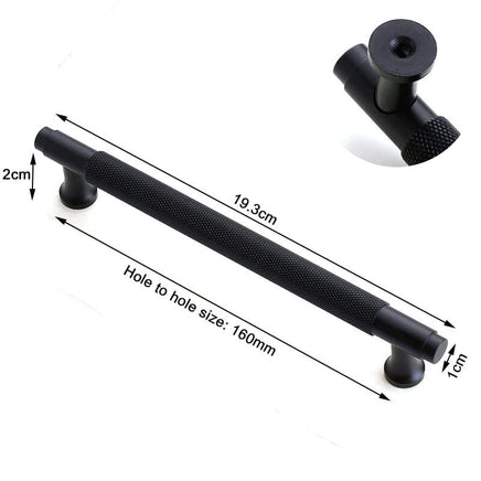 Black Furniture Door Kitchen Cabinet Handle Handles Pull Pulls Cupboard 160mm Kings Warehouse 
