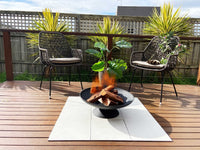 Black Lassen Cast Iron Fire Pit Home & Garden Kings Warehouse 