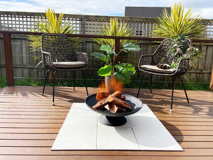 Black Lassen Cast Iron Fire Pit Home & Garden Kings Warehouse 