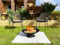 Black Lassen Cast Iron Fire Pit Home & Garden Kings Warehouse 