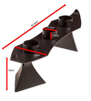 Black Metal Harbour Style Tea Light Candle Holder Stand Home & Garden Kings Warehouse 