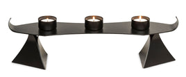 Black Metal Harbour Style Tea Light Candle Holder Stand Home & Garden Kings Warehouse 