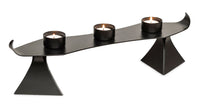 Black Metal Harbour Style Tea Light Candle Holder Stand Kings Warehouse 