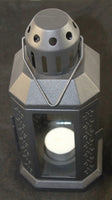 Black Metal Miners Lantern Summer Wedding Home Party Room Balconey Deck Decoration 21cm Tealight Candle Home & Garden Kings Warehouse 