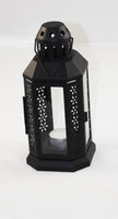 Black Metal Miners Lantern Summer Wedding Home Party Room Balconey Deck Decoration 21cm Tealight Candle Home & Garden Kings Warehouse 