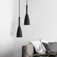 Black Pendant Lighting Kitchen Lamp Modern Pendant Light Bar Wood Ceiling Lights KingsWarehouse 