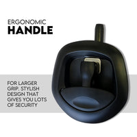 Black Whale Tail T Handle Lock Latch/Compression Lock Trailer Ute Toolbox Tools Kings Warehouse 