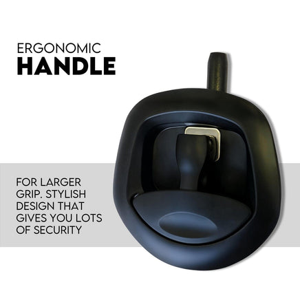 Black Whale Tail T Handle Lock Latch/Compression Lock Trailer Ute Toolbox Tools Kings Warehouse 