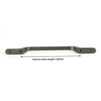 Black Zinc Kitchen Cabinet Handles Drawer Bar Handle Pull 128mm Kings Warehouse 