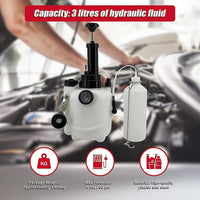 Bleed Tool Pressure 3 ltr Brake & Clutch Bleeding System Fluid Bleeder Tools Kings Warehouse 