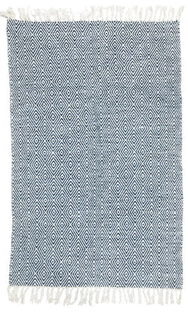 Blue/white kilim rug 90x150 cm Kings Warehouse 