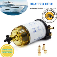 Boat Fuel Filter Fuel Water Separator Mercury/Yamaha -MARINE/OUTBOARD 10 Micron Home & Garden Kings Warehouse 