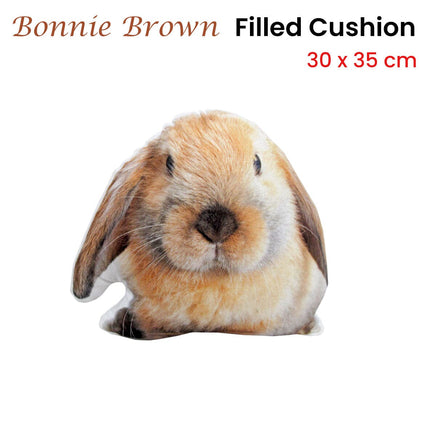 Bonnie Brown Shaped Filled Cushion 30 x 35 cm Home & Garden Kings Warehouse 