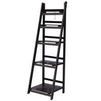 Bookshelf Corner Shelf 5 Tiers - ZANE Coffee