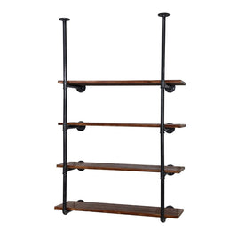 Bookshelf DIY Pipe Shelf 4 Tiers - INGE Home & Garden Kings Warehouse 