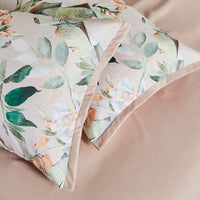 Botanical Celine Microfibre Quilt Cover Set-king size Kings Warehouse 