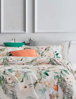 Botanical Celine Microfibre Quilt Cover Set-king size Kings Warehouse 