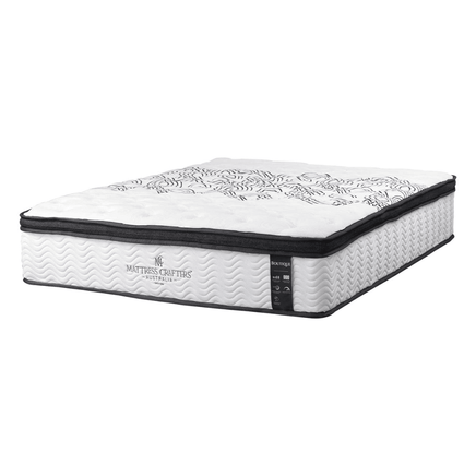 Boutique Single Mattress 7 zone Pocket Spring Memory Foam Furniture Kings Warehouse 