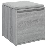 Box Drawer Grey Sonoma 40.5x40x40 cm Engineered Wood living room Kings Warehouse 