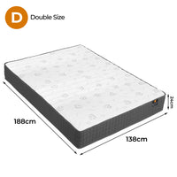 Boxed Comfort Pocket Spring Mattress Double Kings Warehouse 