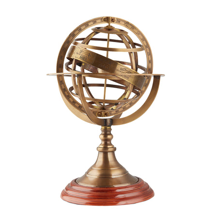 Brass Armillary Sphere 280mm - Medium Home & Garden Kings Warehouse 