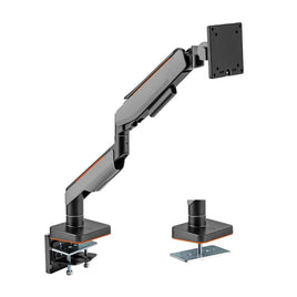 BRATECK Single Heavy-Duty Gaming Monitor Arm Fit Most 17'-49' Monitor Up to 20KG VESA 75x75,100x100 Kings Warehouse