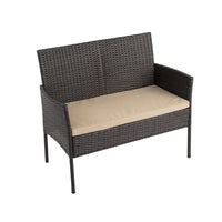 Breeze 4-Seat Wicker Outdoor Lounge Set Furniture Kings Warehouse 