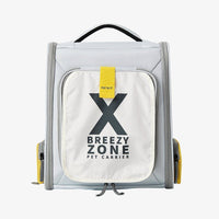 Breezy X ZONE Pet Carrier - Grey Yellow Kings Warehouse 
