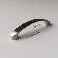 Brushed Nickel Kitchen Door Cabinet Drawer Handle Pulls 96MM Home & Garden Kings Warehouse 
